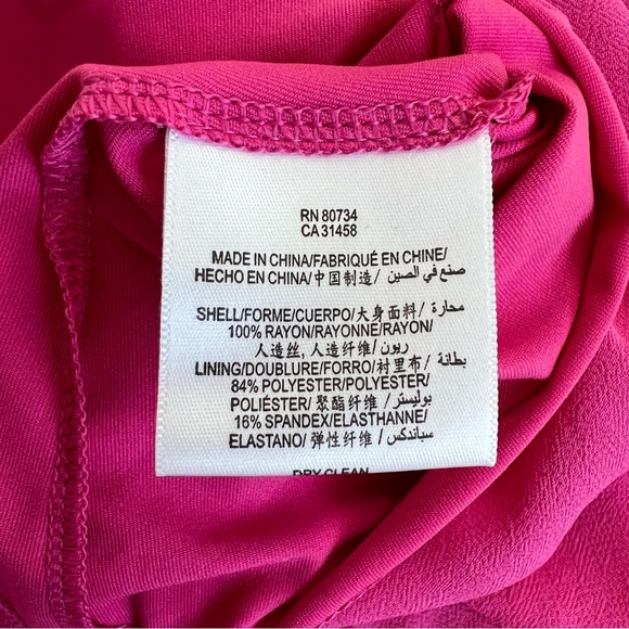 BCBG tiered magenta ruffle tank - Picture 8 of 12